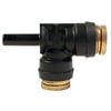 Tectran QS71-66C Air Brake Air Line Fitting Push-On Hose Fitting - 3/8 in. Tube A, 3/8 in. Tube B, 3/8 in. Tube C, Run Tee