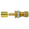 1115 by TECTRAN - Air Brake Air Line Fitting - 3/8 in. I.D Hose, 1/2 in. Tube, Slider Line, Crimp-On