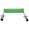 7ATG622MV by TECTRAN - Trailer Power Cable - 20 ft., 7-Way, V-Line, Powercoil, ABS, Light Green