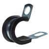 Tectran 909R Air Brake Hose and Power Cable Clamp Rubber Covered Tube Clamp, 5/8" Width, 1 3/8" Clamping Diameter, 3/8"