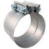 Tectran HL250 Exhaust Clamp Exhaust Clamp - 2.5 in., Aluminized/Steel, Lap Style, with 2 Bolts and Reaction Blocks
