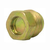Tectran PL141-4 Air Brake Air Line Fitting Inverted Flare Fitting - Brass, 1/4 inches Tube, Plug