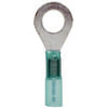 Tectran TB38S Ring Terminal Ring Terminal - Blue, 14 Wire Gauge, 3/8 inches Stud, Solder and Shrink