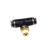 Tectran 87585 Air Brake Air Line Thread Branch Tee PUSH LOCK