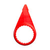 Tectran WTR15 Wheel Nut Indicator 13/16" Wheel Nut Indicator (Wheel Check), Red, E Model Letter, Pack of 50