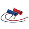Tectran 20092 Air Brake Hose Assembly 15 ft. Red and Blue Industry Grade Air Coil with LIFESwivel Fittings, 72" x 12" Lead