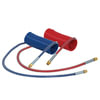 Tectran 20100 Air Brake Hose Assembly 20 ft. Red and Blue Industry Grade Air Coil with LIFESwivel Fittings, 40" x 12" Lead