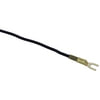 Tectran TYS8-ST Spade Terminal Spade Terminal - Yellow, 12-10 Wire Gauge, #8 Stud Size, Heat Shrink
