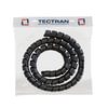 Tectran 27432 Spiral Wrap 8 ft. Black Standard Pro-Tec Kit (Pre-Cut Spiral Wrap), 1.25" Inside Diameter