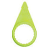 WCH03 by TECTRAN - 1 5/16" Wheel Nut Indicator (Wheel Check), Neon Yellow, B Model Letter, Pack of 20
