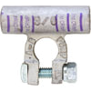 Tectran 5014-3/0P Battery Terminal Battery Terminal - 3/0 Gauge, Purple, Positive, Flag Clamp, Cast Copper