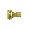 Tectran 84041 Air Brake Frame Coupling Bulkhead Frame Fitting for Female to Nylon Tubing. 3/8" OD, 1.75" OAL
