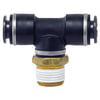 Tectran 87587 Air Brake Air Line Thread Branch Tee SWIV TEE