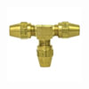 Tectran 1164-6 Air Brake Air Line Fitting Air Brake Air Line Union - Brass, 3/8 inches Tube Size