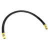 Tectran 21682 Air Brake Hose Assembly 28 in. Air Brake Hose, 3/8" Hose ID, Dual 3/8" 45-Deg Swivel Ends, 225 psi