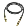 Tectran 21245 Air Brake Hose Assembly 120 in. Slider Air Brake Hose with Factory Crimped Swivel Hose Fittings, 3/8 in. Tube