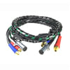 Tectran 23400 Air Brake Hose and Power Cable Assembly 13.5 ft. 3-in-1 Black Air Power Line with FLEXGrip-HD and LIFESwivel