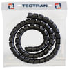 Tectran 820SPR135 Spiral Wrap 9.5 ft. Black Standard Pro-Tec Kit (Pre-Cut Spiral Wrap), 1.25" Inside Diameter