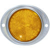 Peterson Lighting B472A Reflector Reflector, Aluminum, Oval, 3", bulk pack