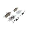 Wagner OEX1047B Disc Brake Pad Set Premium Ceramic Disc Pad