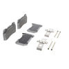 Wagner MX1050 Disc Brake Pad Set Wagner Brake ThermoQuiet MX1050 Semi-Metallic Disc Brake Pad Set