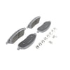 Wagner MX1068 Disc Brake Pad Set Wagner Brake ThermoQuiet MX1068 Semi-Metallic Disc Brake Pad Set