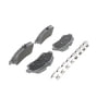 Wagner MX1775 Disc Brake Pad Set Wagner Brake ThermoQuiet MX1775 Semi-Metallic Disc Brake Pad Set