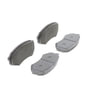 Wagner MX433B Disc Brake Pad Set Wagner Brake ThermoQuiet MX433B Semi-Metallic Disc Brake Pad Set