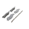 Wagner MX702A Disc Brake Pad Set Wagner Brake ThermoQuiet MX702A Semi-Metallic Disc Brake Pad Set