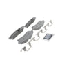 Wagner MX757 Disc Brake Pad Set Wagner Brake ThermoQuiet MX757 Semi-Metallic Disc Brake Pad Set