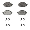 Wagner OEX931 Disc Brake Pad Set OEX Ceramic Brake Pad
