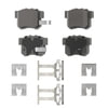 Wagner QC536 Disc Brake Pad Set Wagner Brake ThermoQuiet QC536 Ceramic Disc Brake Pad Set