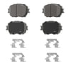 Wagner QC908 Disc Brake Pad Set Wagner Brake ThermoQuiet QC908 Ceramic Disc Brake Pad Set
