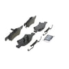 ZD857 by WAGNER - QuickStop Ceramic Disc Brake Pad Set
