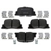Raybestos MGD835CH Disc Brake Pad Set Raybestos R-Line Ceramic Brake Pad Set