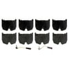 Raybestos PGD1231M Disc Brake Pad Set Raybestos Element3 Metallic Brake Pad Set