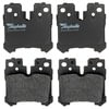 Raybestos PGD1283M Disc Brake Pad Set Raybestos Element3 Metallic Brake Pad Set