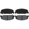 Raybestos PGD273M Disc Brake Pad Set Brake Parts Inc Raybestos Element3 Overstock Metallic Disc Brake Pad Set