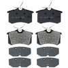 Raybestos SGD340M Disc Brake Pad Set Raybestos Service Grade Metallic Brake Pad Set