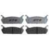 Raybestos SGD458C Disc Brake Pad Set Raybestos Service Grade Ceramic Brake Pad Set