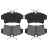 PGD627 by RAYBESTOS - Brake Parts Inc Raybestos Element3 Overstock Organic Disc Brake Pad Set