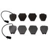 Raybestos PGD839AM Disc Brake Pad Set Raybestos Element3 Metallic Brake Pad Set