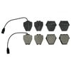 PGD912M by RAYBESTOS - Raybestos Element3 Metallic Brake Pad Set