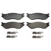 Raybestos PGD966AM Disc Brake Pad Set Raybestos Element3 Metallic Brake Pad Set