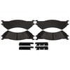Raybestos SP802TRH Disc Brake Pad Set Raybestos Specialty - Truck Metallic Brake Pad Set
