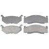 SGD84M by RAYBESTOS - Raybestos Service Grade Metallic Brake Pad Set