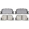 Raybestos SGD885C Disc Brake Pad Set Raybestos Service Grade Ceramic Brake Pad Set