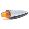 45993 by GROTE - CAB MARKER, YEL/CHRM SHOCK MNT TORPEDO STYLE