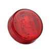 Grote 471123 Side Marker Light CLR/MKR LMP,2",RED,SUPERNOVA LED,BULK