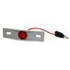 Grote 49412 Side Marker Light CLR/MKR,RED,LED,RND,MCRNV,PC,W/ADPTR BRK